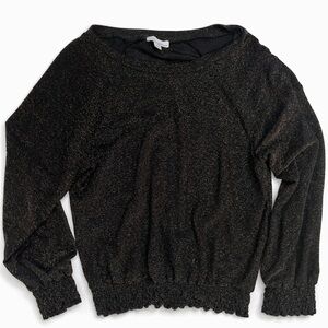 Allison Joy Gold-Black Shimmer Top